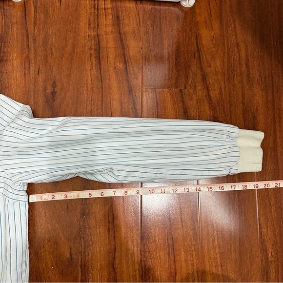 WESC Striped Vintage Zipper Jacket Size Small - Picture 9 of 10